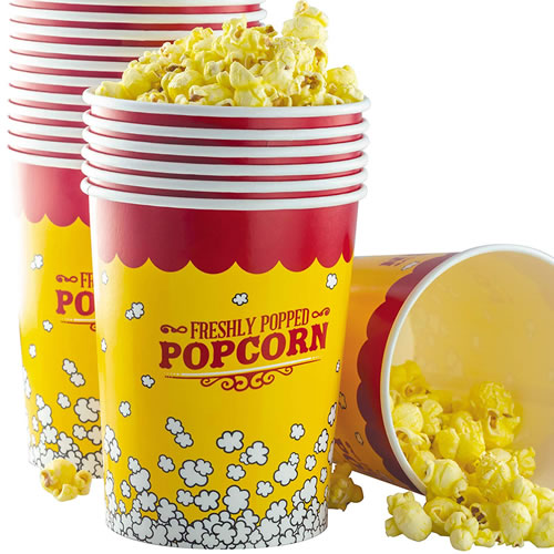 32 Oz Disposable Popcorn Cups