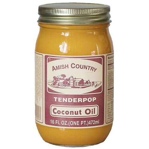 amish country tenderpop coconut oil